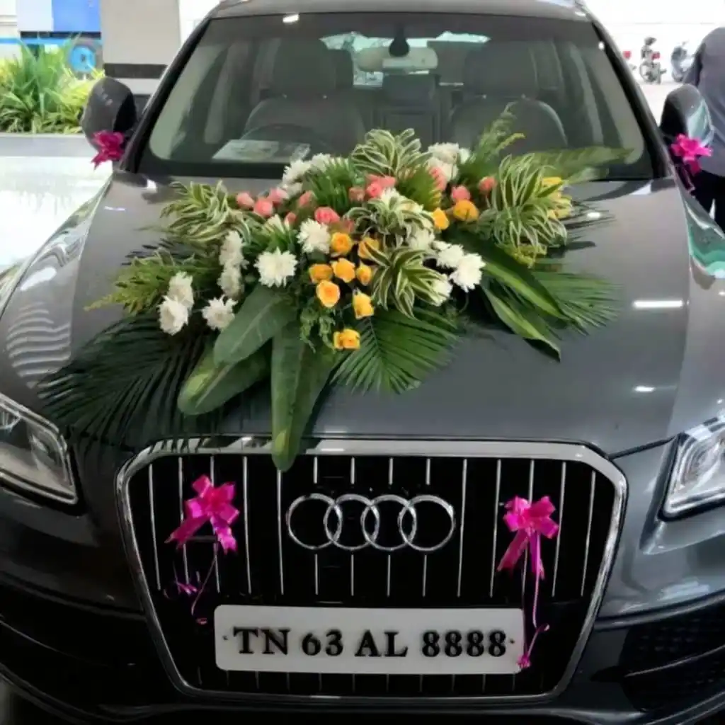 Car Decoration With Flowers